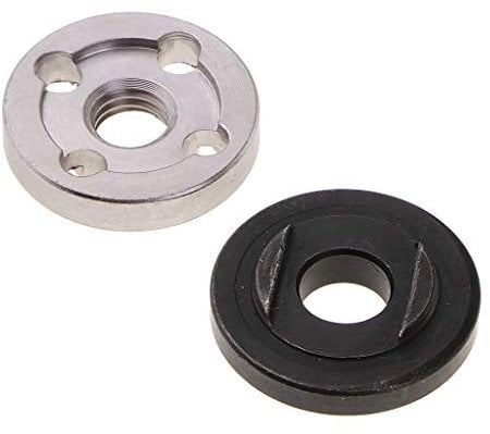 2 Pieces Φ30mm M10 Angle Flange Nut Set /8Inch or 4/5Inch Holes of 4Inch (100mm), 4.5Inch (115mm) or Grinding Wheel
