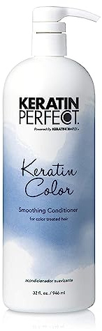 Keratin Perfect - Keratin Color - Smoothing Conditioner - For Color Treated Hair - Revives Dull Hair and Gives Locks a Glossy Shine - Protein Blend - Moisture - 32 oz / 946 ml