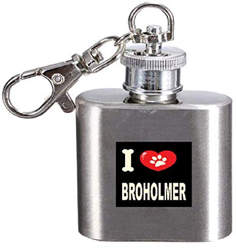 I Love My Dog Petaca grabada de 1 oz