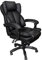 TRISENS Schreibtischstuhl ergonomisch mit Flexibler Rückenlehne & Kopfstütze - Bequemer Bürostuhl für Schreibtisch - Büro Stuhl, Drehstuhl, Chefsessel, Farbe:Schwarz