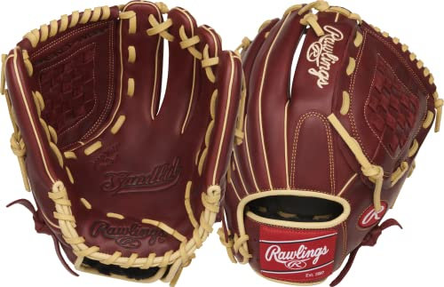 Rawlings SANDLOT - Guante de béisbol | Lanzamiento a mano derecha | 12 pulgadas - Red de cesta