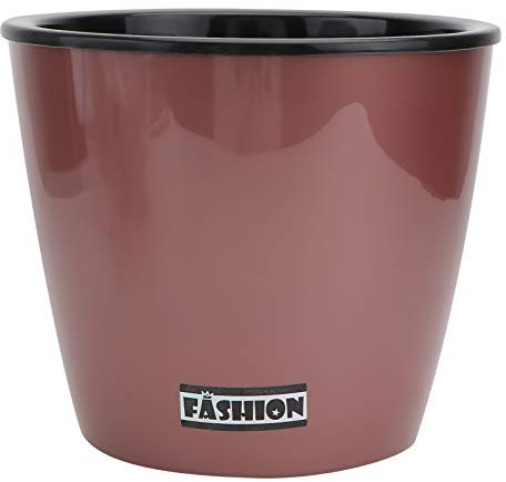 TOPBATHY 1stk Fauler Plastikblumentopf Kräutertopf Automatische Bewässerungspflanzer Selbstbewässernder Orchideentopf Pflanzgefäße Für Zimmerpflanzen Docht Töpfe Veilchen Erdfarben