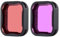 YALLSAME Filtro immersione per GoPro Hero 7 6 5 Nero Lens Filter con Colore Rosso & Magenta Ideale per Immersione Snorkeling Filtro Lente Subacquea Accessori Set per Go Pro 7 6 5 Nero (confezione da