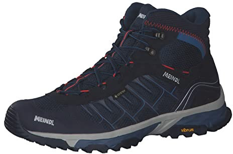 Meindl Herren Wanderschuhe Finale Mid GTX 47030 Marine/Rot 44 (UK 9.5)
