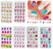 TSHAOUN 144 Pièces Faux Ongles Enfant, Appuyez sur Pré-collé Faux Ongles de Fille Ongles Courts à Couverture Complète, Ongles Artificiels pour Conception des Ongles de Fête, 6 Modèles (Multicolore)