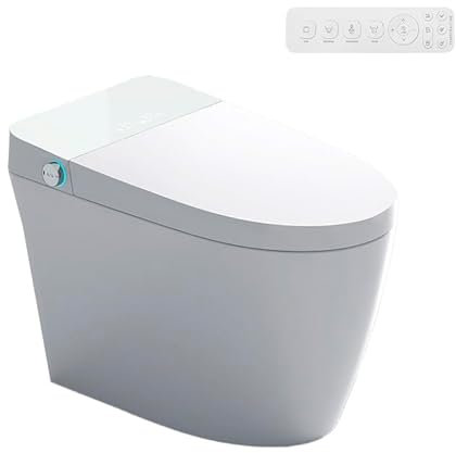 Nashi - (Ovian plus) | WC giapponese | toilette intelligente | acqua calda, tazza riscaldabile e asciugatura | Coperchio e sedile con apertura e chiusura automatica | autopulente e UV | Telecomando