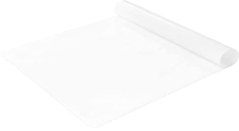 KITCHENRAKU KR Thickened Extra Large Silicone Countertop Protector, Nonstick Heat Resistant, Nonskid Placemat, Craft & Table Mat (Transparent, 40x60cm)