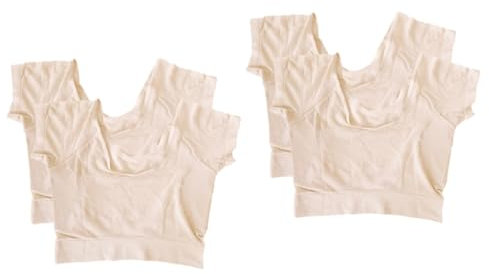 Healeved 4stücke Achselpads Für Damen Ultraleichte Schweißpolster Für Unterhemden Waschbar Und Bequem Für Hochzeiten Und Sommeraktivitäten Hautfreundlich Und Atmungsaktiv