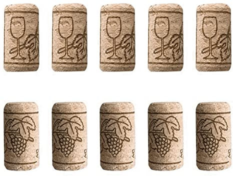 Lot de 200 bouchons en liège pour bouteille de vin en bois