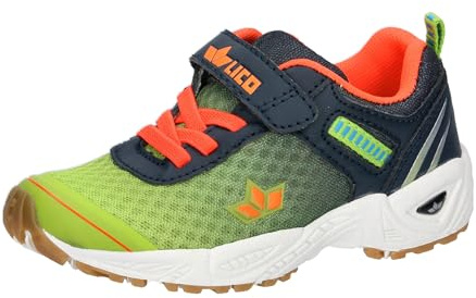 Lico Jungen Sportschuh Barney VS, Lemon/Marine/Orange, 41 EU