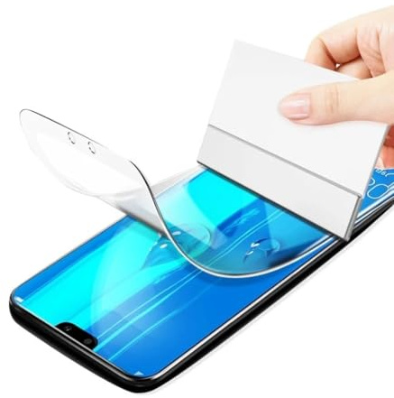 SRSRROP 3X Displayschutzfolie aus Hydrogel für Huawei Mate 20 lite (6.3), HD Transparent TPU, [Anti-Bläschen][Hohe Empfindlichkeit][Anti Kratzer Schutz Displayfolie]