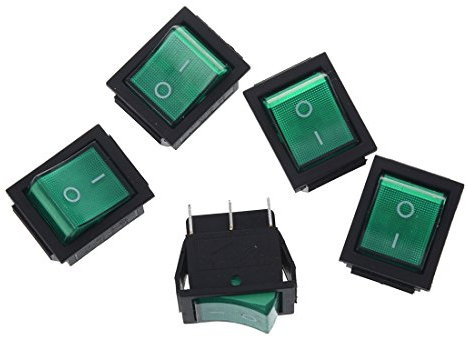 Travelfreely 5 x AC 16A/250V 20A/125V - Interruttore bipolare bidirezionale