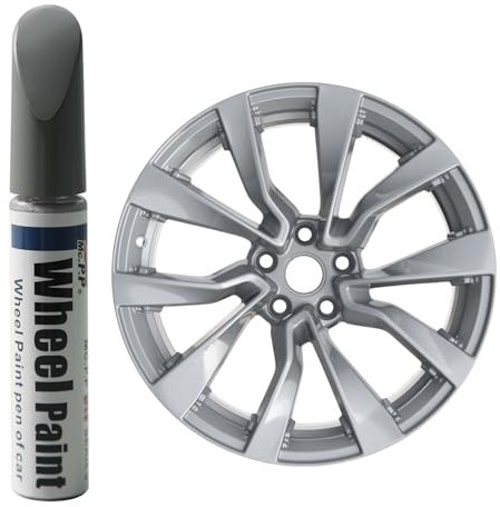 Ywooon Felgen Ausbesserungslack für Tesla Model 3 2024+ Rear/LR Nova Wheel 19, Felgen Ausbesserungslack Felgenkratzerreparatur Felgenlack Randsteinreparaturlackstift für Tesla, Liquid Vapor