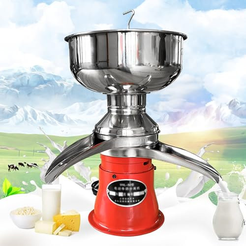 KJHYYPP Centrifugeuse électrique pour crème de Lait, centrifugeuse de Lait 50 L/H pour Lait de Vache, Lait de chèvre, Lait de Jument