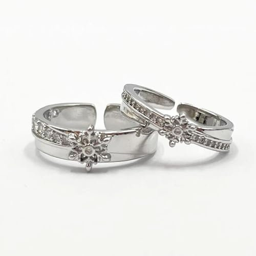 Sopodbacker Ring Ringe Damen Bijouterie Herren Spiel Liebe Cosplay Ring Unisex Verstellbare Eheringe Paar Accessoires Punk Größenveränderbar Zayne