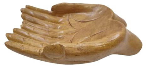Hand-Obstschale, handgeformte Futterschale, Dessertschale, Dekorative Schale in Form von Buddha-Händen aus, niedliches Schmucktablett, Bonbonniere, Ständer, Schmuckhalter für Zuhause