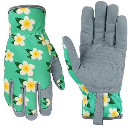 YAKXIUE 1 Pcs Grün Gartenarbeit Handschuhe for Frauen Jäten Graben Pflanzen Harken(2)