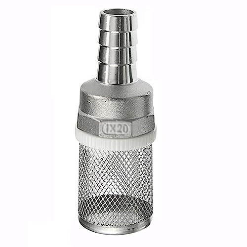 MRVAKDYDI Garden Suction Hose Filter, 1pc 15mm 20mm 25mm 32mm Hose Filter Garden Irrigation Tube Car Wash Pump(25mm)
