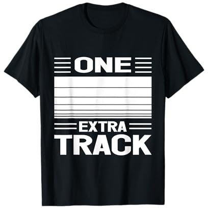 Leichtathletik One Extra Track Lustig Leichtathleten T-Shirt
