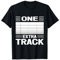 Leichtathletik One Extra Track Lustig Leichtathleten T-Shirt