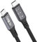 Câble USB 4 240W Power Alimentation 40 Gops Speed ​​6K Résolution pour 3/4 Nylons Renforcés Type C Câble C