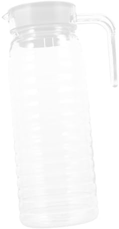 Warmhm Pichet à Eau Jus Avec Bec Verseur Couvercle Pour Boisson Rafraîchissante Maison Hôtel