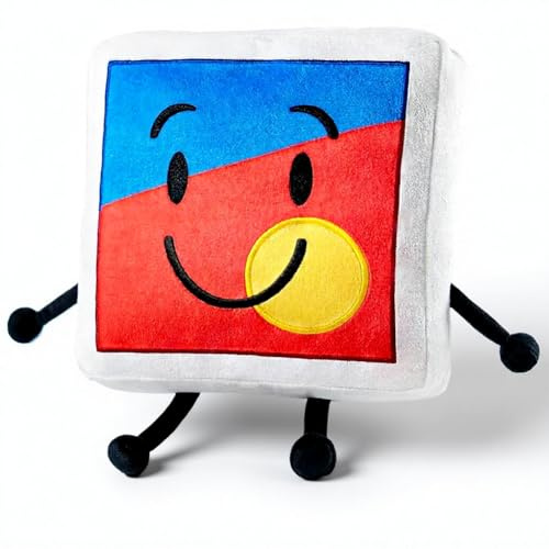 Dlishka BFDI Battle for Dream Island Plüschtier, Niedliches Cartoon Kuscheltier, Weiches Stofftier Kissen, Kawaii Sammelfigur Geschenk für Fans (Sticker)