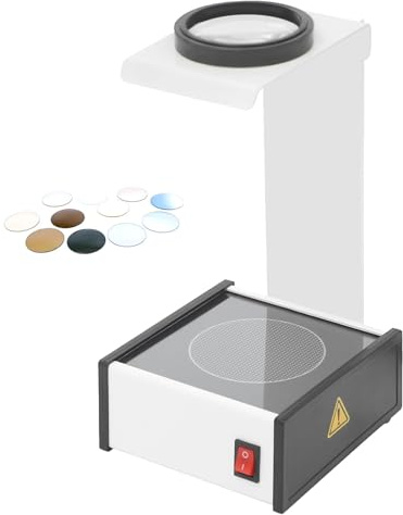 XCSCUK 60 W optisk polariscoplins stresstestare, multifokal progressiv linstestare, professionell belastningsmätare, linsmätare, för optisk butik