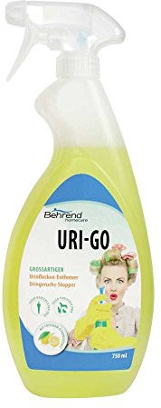 Behrend Uri-Go Urinflecken-Entferner Uringeruchs-Entferner Zironenduft 750 ml Sprühfl.