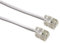 Hama Câble réseau (RJ11, modulaire, connecteurs mâles 6p4c, 6m) Blanc