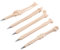 Walfront 5 Teile/Satz Knochen Kugelschreiber Knochenform, 0,7mm Blau Tinte Finger Knochenstifte, Neuheit Knochenform Kugelschreiber Doktor Stifte Knochen
