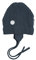 Sigikid Baby-Jungen Strickmütze, Mütze, Blau (Dark Slate 392), S (Herstellergröße: 38/40)