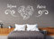 tjapalo® w-pkm306na Wandtattoo Herz mit Namen Wandtattoo Schlafzimmer Name Wandsticker Paare Wunschnamen Wandtattoo liebe mit Namen, Größe: B140xH49cm