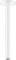 hansgrohe Deckenanschluss S für Regendusche, Anschluss Kopfbrause 30 cm, Mattweiß