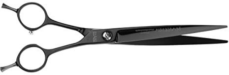 EHASO Hundeschere 20 cm Gerade Titan - Hochwertig und Langlebig | Die Präzisions-Klingen der Hundehaarschere bestehen aus Titan | Perfekt für Groomer und Heimanwender