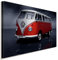 AK ART Type 2 Bulli Leinwandbild Kunstdruck Mehrfarbig Wandbild Wanddeko XXL (100 x 75 cm)