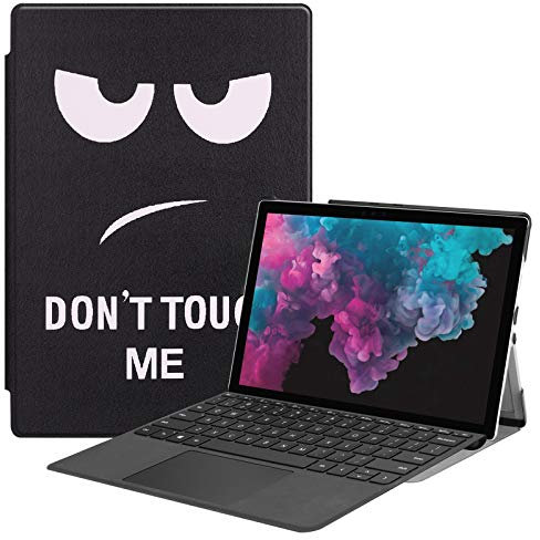 Lobwerk Tablet Hülle für Microsoft Surface Pro 4 5 6 7 mit 12.3 Zoll Slim Case Etui mit Standfunktion und Auto Sleep/Wake Funktion