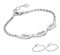 aplusashop ID Edelstahl Armband mit Gravur nach Wunsch mit 2, 3, 4 Plättchen Damen, Mädchen (Mit Gravur, Mit 3 Plättchen)