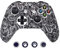 Taifond - Cover in silicone antiscivolo per controller Microsoft Xbox One S e One X, con due tappi per pollice Bianco 2.0