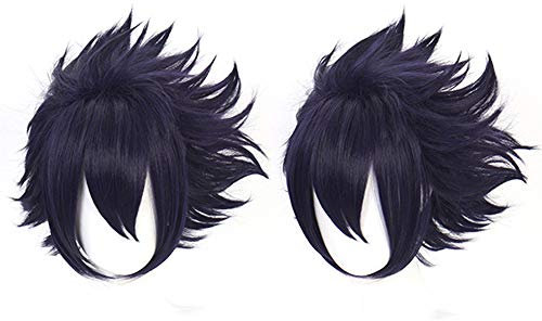 OSIAS Anime Cosplay Perücke, Halloween Perücke, mit kostenlosem Perückenständer(Amajiki Tamaki)