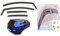 OEMM Set Of 4 Wind Deflectors IN-CHANNEL Type Compatible with VOLKSWAGEN MK6 GOLF 6 HATCHBACK 5 door R GTI GT 2008 2009 2010 2011 2012 2013 Acrylic Glass Side Visors Window Deflectors