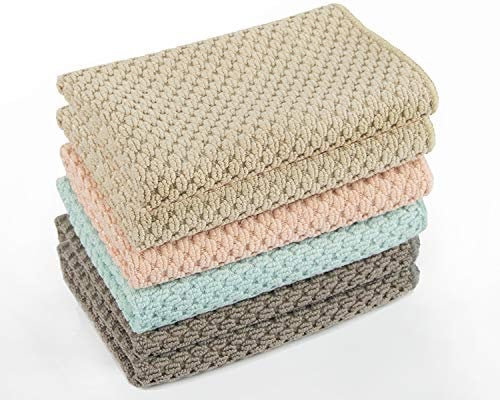 HRainbow Mikrofasertücher Multifunktion Mikrofaser Reinigungstücher für Auto Küche Spiegel Haushalt, Putztücher Mehrfarbig,6 Stück,30 x 30cm