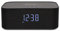 Explore Scientific BCC1001 Orologio con altoparlanti Bluetooth, Funzione ricarica wireless, Vivavoce integrato, Doppia sveglia, Display con luminosità regolabile, Nero
