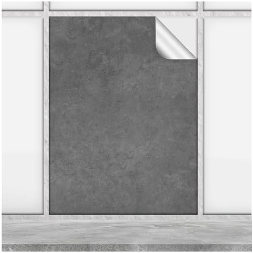 FoLIESEN - Fliesenaufkleber 15x20 cm | Deko-Aufkleber für Küche & Bad | Fliesen-Folie zum Aufkleben | Beton, .:80 Stück