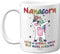 Stuff4 Nana Birthday Gifts - Nanacorn - Best Nana Mugs, Happy Birthday Mug, Special Christmas Nanny Gifts from Grandchildren, Funny Xmas Tea Coffee Cup Cups, 11oz Ceramic Dishwasher Safe Mugs
