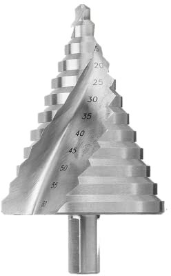 6-60 Mm Spiralnut-Stufenbohrer HSS-Titanbeschichtung 12 Stufen-Lochschneider Abgestuft Für Aluminium-Metall-Holz,Splitter