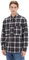 TOM TAILOR Denim Herren Relaxed Fit Fleecejacke mit Karo-Muster, black white classic check, M