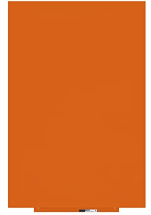 Rocada |Orange Marker-Tafel | Magnetisch ohne Rahmen | Magnettafel zur Wand | Patentiertes Befestigungssystem mit Magnet | Orange Tafel 100 x 150 cm