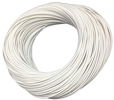 MIBSH Pfeife Haus Autositz-Heizkabel, 5 V, 12 V, 24 V, 36 V, 48 V, Silikon-Gummi-Warmdraht for Heizdecken, Heizkissen, Matten, Kleidung Boden Elektronik (Color : 10 Ohm, Size : 20 Meters)