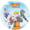Chaks 12802-NA, Paquet de 8 Assiettes en carton 23cm Naruto ®